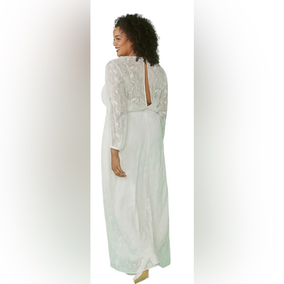 NWT White Just the Beginning White Maxi Dress  XL - Picture 3 of 4
